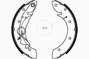 Комлект тормозных накладок