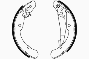 Колодки барабанные к-кт для VW Polo (Sed RUS) 2011>