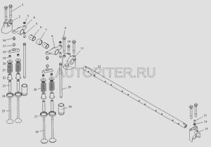 Коромысло впускного клапана FAW 10071116210000 Faw
