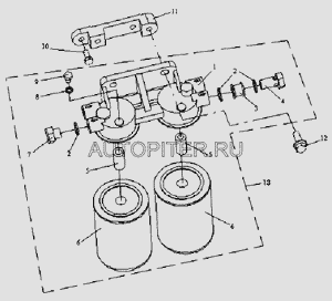 Фильтр топливный тонкой очистки J5,3250