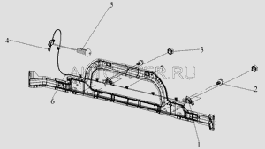 Ремкомлект замка капота FAW J6 5302510a01 Faw