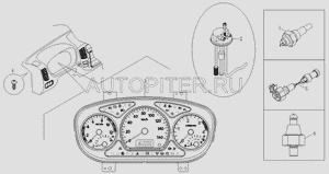 Датчик давления масла(Аналог)  (ISF3.8) FOTON 1051,1061 1B20037600007, 1b20037600007 Foton