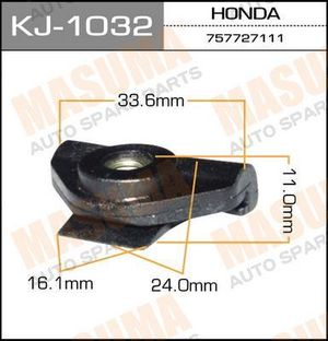 покер пластмассовый крепежный KJ-1032 Masuma 1шт KJ1032 Masuma