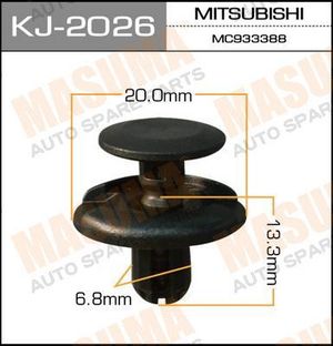 покер пластмассовый крепежный KJ-2026 Masuma 1шт kj2026 Masuma