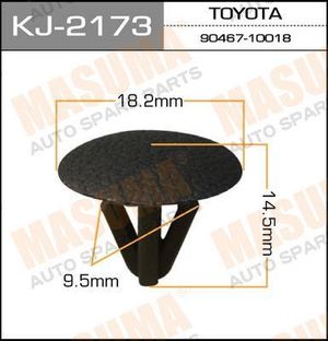 покер пластмассовый крепежный KJ-2173 Masuma 1шт KJ2173 Masuma