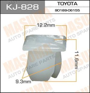 покер пластмассовый крепежный KJ-829 Masuma 1шт KJ828 Masuma
