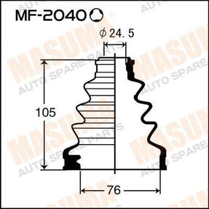 Пыльник ШРУСа (к-кт) для Nissan King Cab D21 1985-1998 MF2040 Masuma