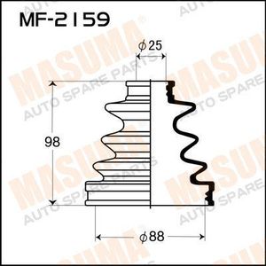 Пыльник ШРУСа (к-кт) для Toyota Celica (T20#) 1993-1999 MF2159 Masuma