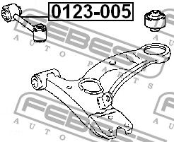 Тяга переднего рычага для Toyota Avensis I 1997-2003