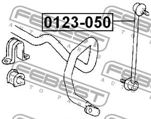 Стойка переднего стабилизатора для Lexus RX 350 2016> 0123050 Febest