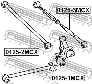 Тяга задняя поперечная для Toyota Camry V20 1996-2001 01252MCX Febest