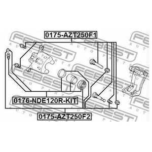 Поршень 0176nde120rkit Febest
