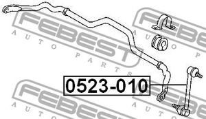 Тяга стабилизатора передняя 0523010 Febest