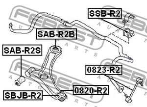 Стойка 0823R2 Febest
