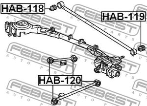Подвеска HAB118 Febest