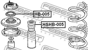 Подшипник HB005 Febest