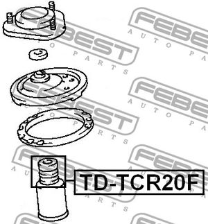 Отбойник стойки TDTCR20F Febest