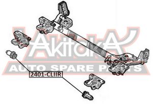 Сайлентблок задней балки для Renault Symbol II 2008-2012 2401CLIIR Akitaka