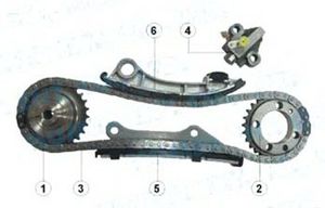 Цепь ГРМ для Nissan CabStar 2008-2011 tkns112j Sat