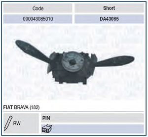 Переключатель подрулевой в сборе для Fiat Bravo 1995-2001