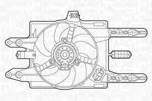 Вентилятор, охлаждение двигателя