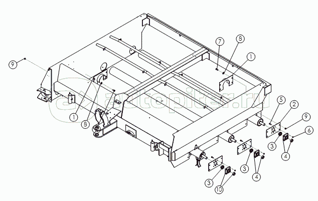 FLAIL TUBE MOUNTING -STEEL FRONT DRUM OPTION