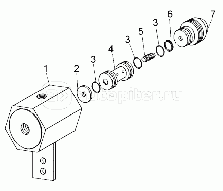Клапан двухмагистральный (78221-4619074);Two way valve