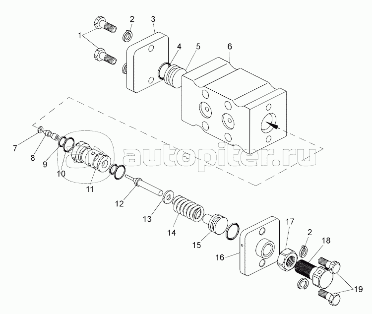 Клапан вспомогательный (7820-4603100);Auxiliary valve