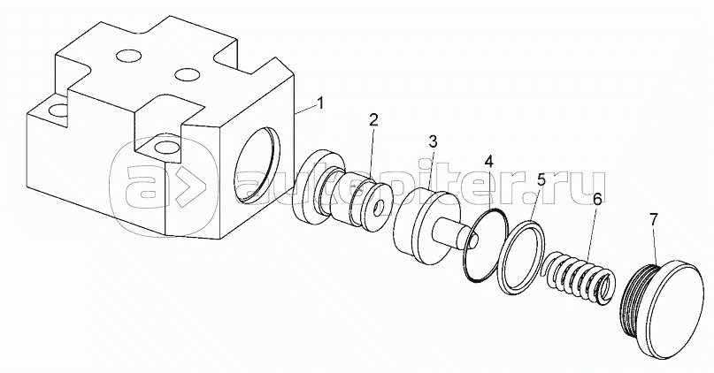 Клапан предохранительный (78211-4617100, 7823-4617100);Safety valve