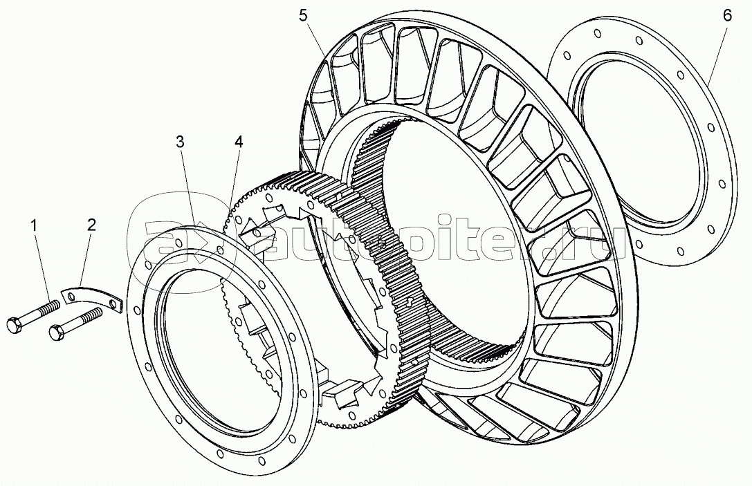 Колесо реактора, колесо второго реактора (548А-1709110, 7540-1709210);Reactor wheel, The second reactor wheel