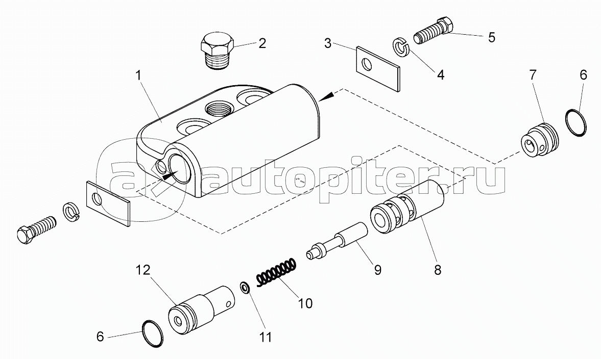 Клапан корректирующий (7548-1712380);Correcting valve