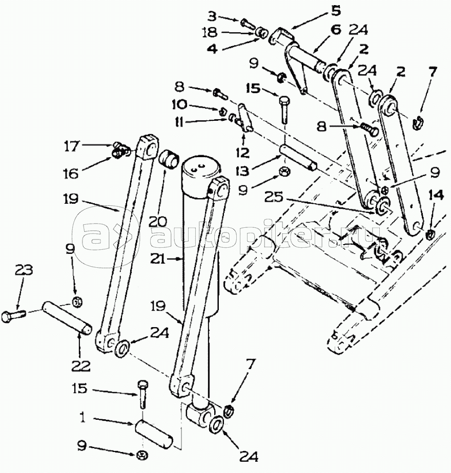 LOADER ARM, 595SLE DBK0009001- 595LSP DBK0010001-