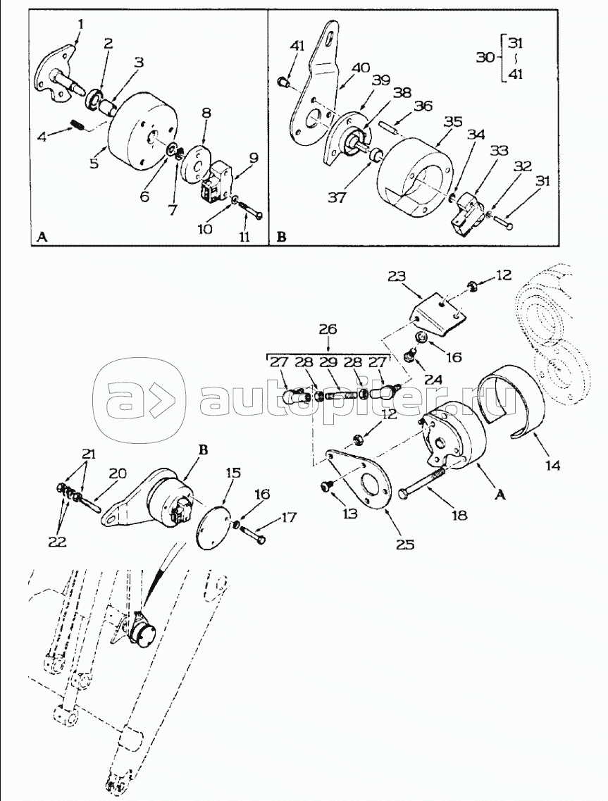 AUTOMATIC LEVELLING CONTROL, 595SLE DBK0009001- 595LSP DBK0010001 -