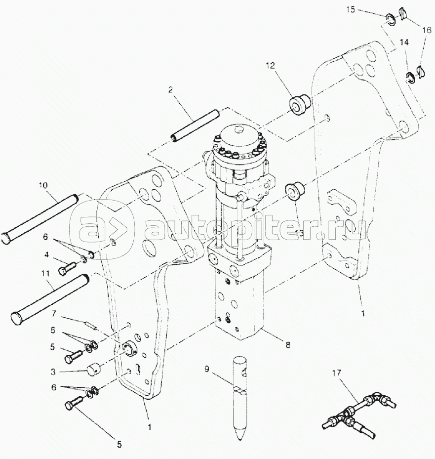 HYDRAULIC ROCKBREAKER (CB620), 595SLE DBK0009001- 595LSP DBK0010001-