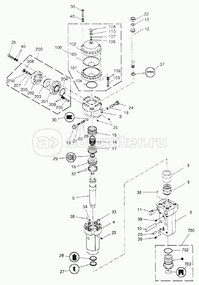 MECHANISM, HYDRAULIC ROCKBREAKER (CB620), 595SLE DBK0009001- 595LSP DBK00