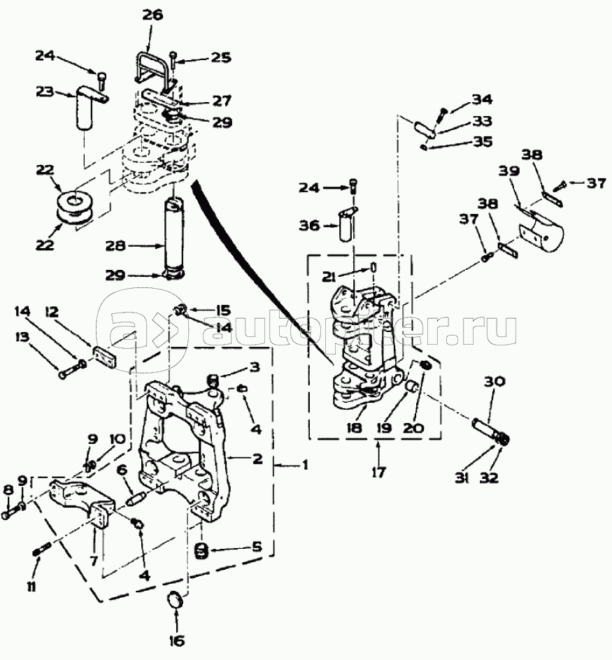 BOOM SWING TOWER, CARRIAGE, 595SLE DBK0009001- 595LSP DBK0010001-, SIDESH