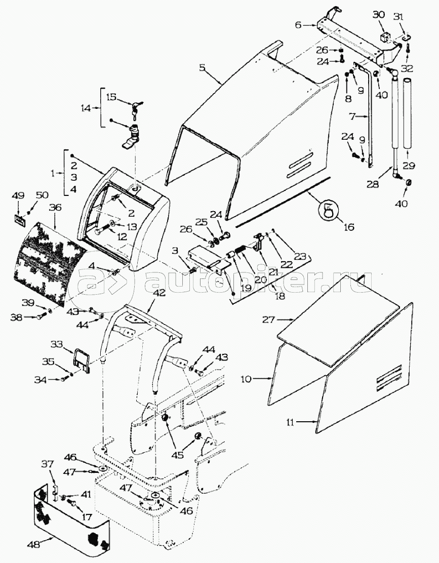 ENGINE COVER, 595SLE DBK0009001- 595LSP DBK0010001-