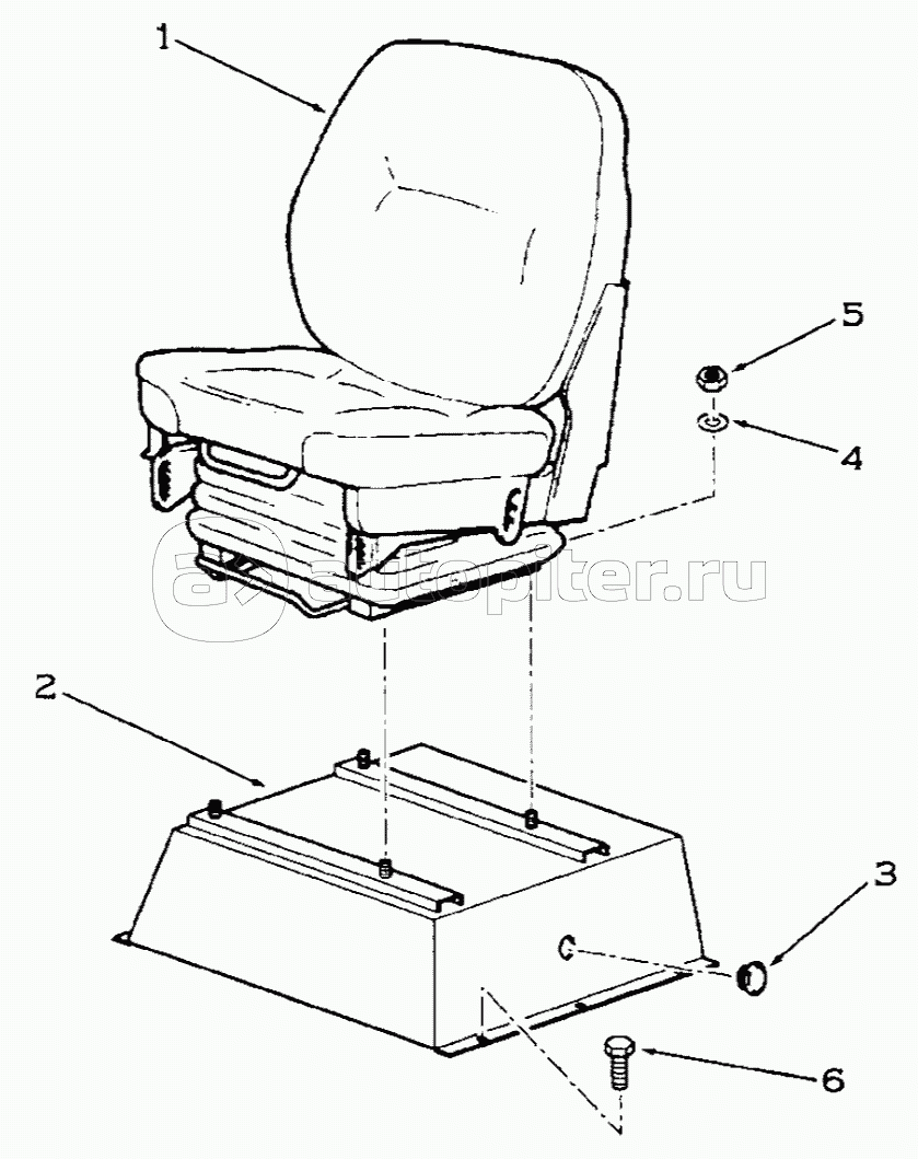 SEAT SUPPORT BRACKET, 595SLE DBK0009001- 595LSP DBK0010001-