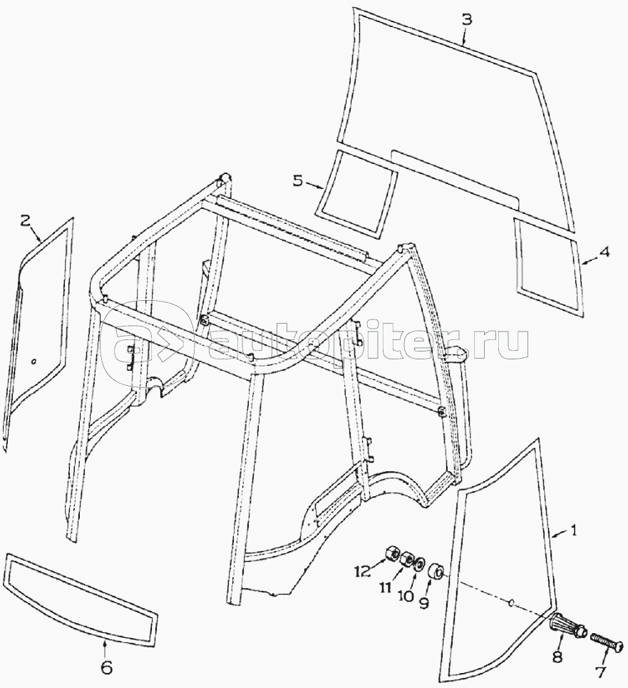 CAB AND GLASS 595SLE DBK0009001- 595LSP DBK0010001-