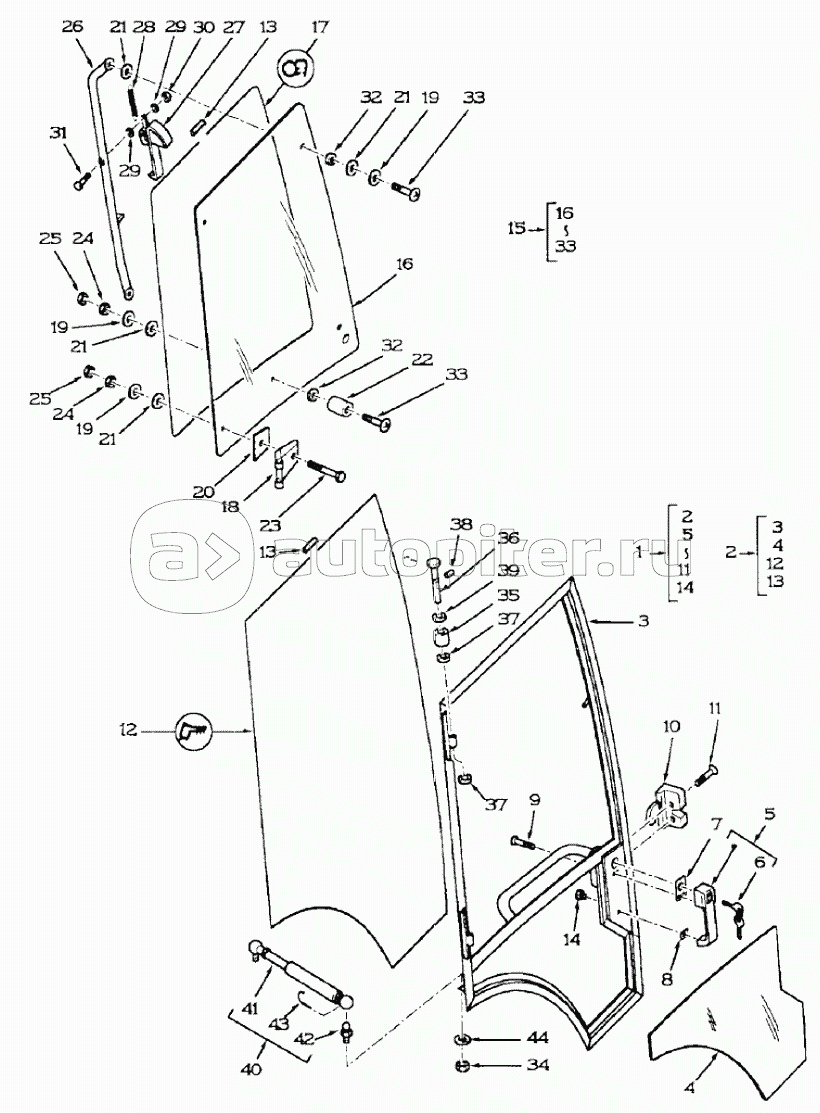 CAB, CAB DOOR, 595SLE DBK0009001- 595LSP DBK0010001-