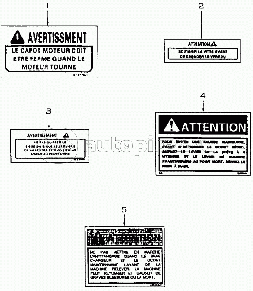 DECALS, FRENCH, 595SLE DBK0009001- 595LSP DBK0010001-