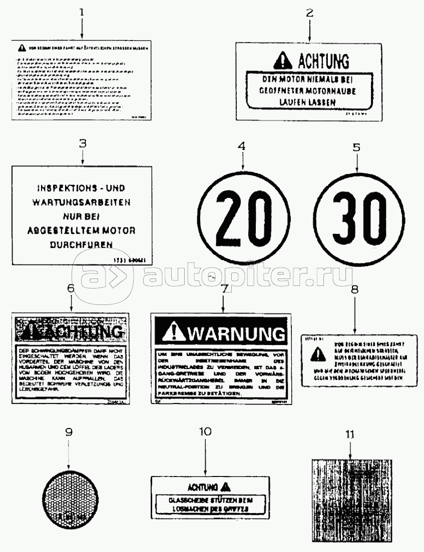 DECALS, GERMAN, 595SLE DBK0009001- 595LSP DBK0010001-