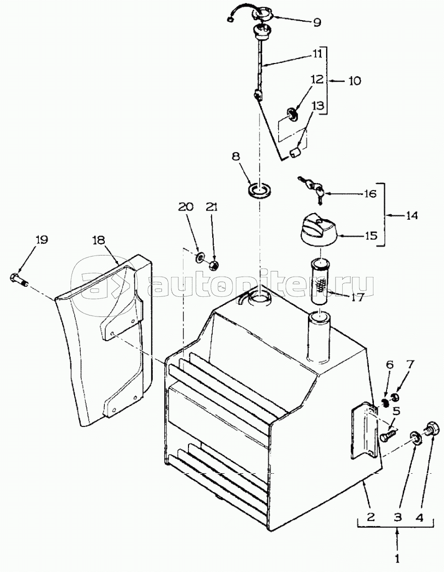 FUEL TANK, 595SLE DBK0009001- 595LSP DBK0010001-