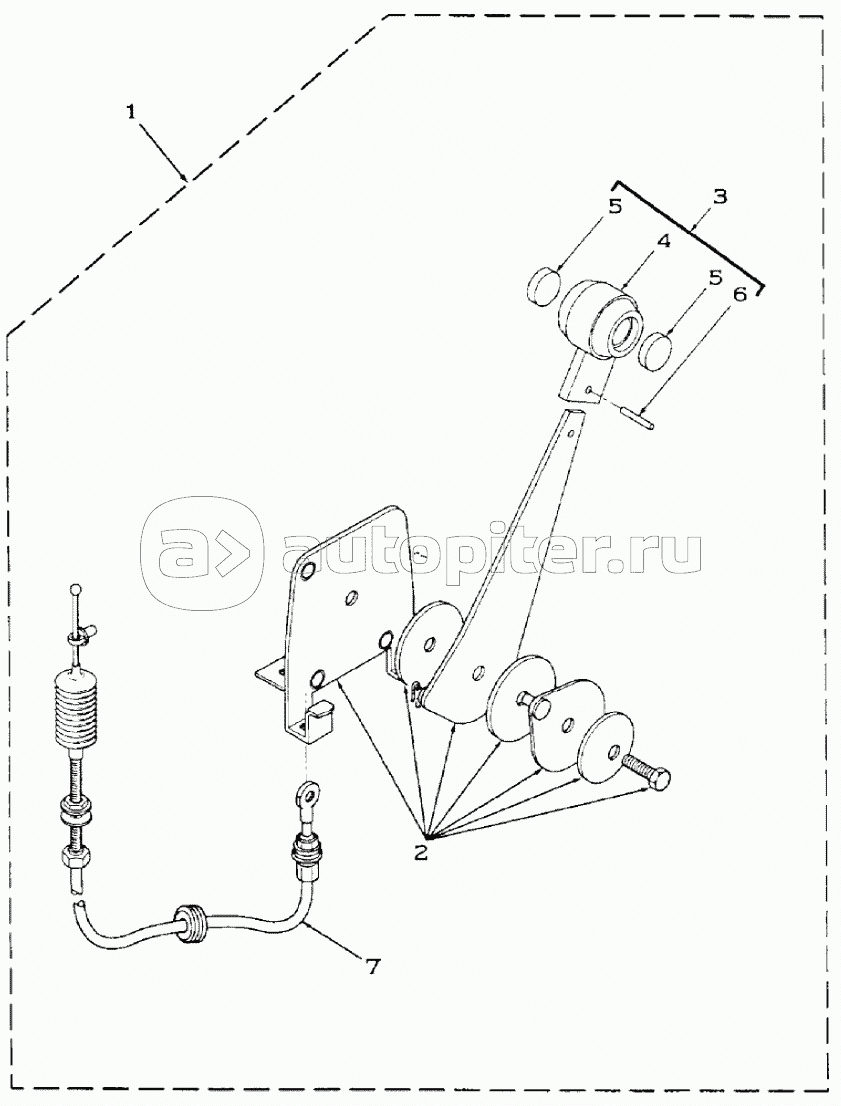 ENGINE THROTTE CONTROL, 595SLE DBK0009001- 595LSP DBK0010001-