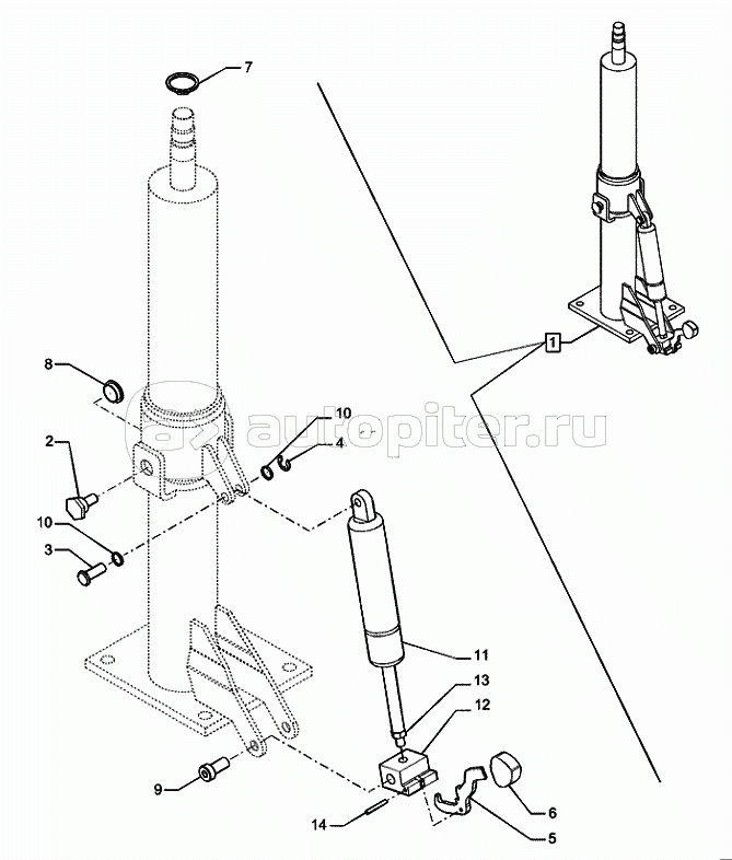 41.101.02 STEERING WHEEL FIXED STEERING COLUMN POWERSHIFT