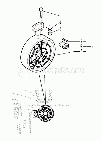 50.104.0101 INTERNAL FAN FAN CAB (VAR.720622)