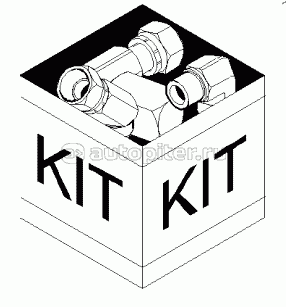 DIA KIT - VALVE CONVERSION 2SP JOYSTICK TO 3SP JOYSTICK, 1 LEVER _821F