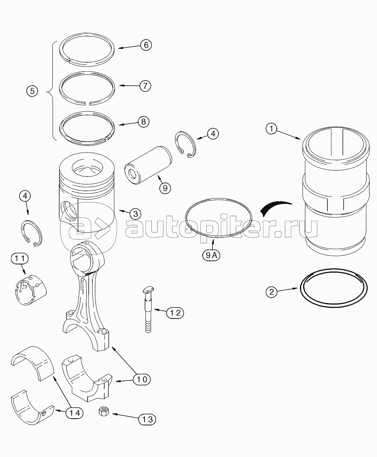PISTONS - CONNECTING RODS, MX255 AND MX285