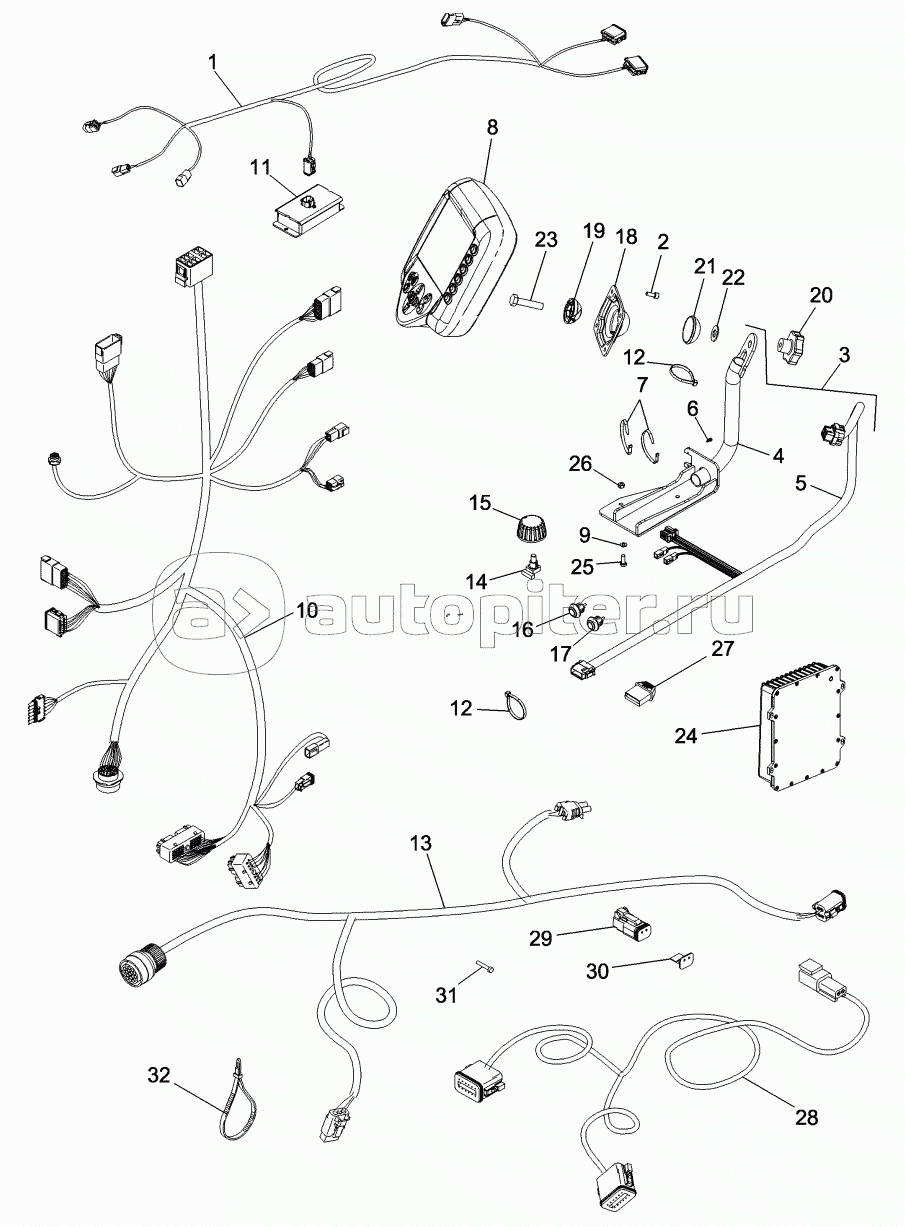 ACCUGUIDE - HARNESS AND MONITOR - BSN Z6RZ04001
