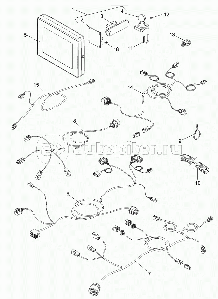 ACCUGUIDE - HARNESS AND MONITOR - ASN Z7RZ01521